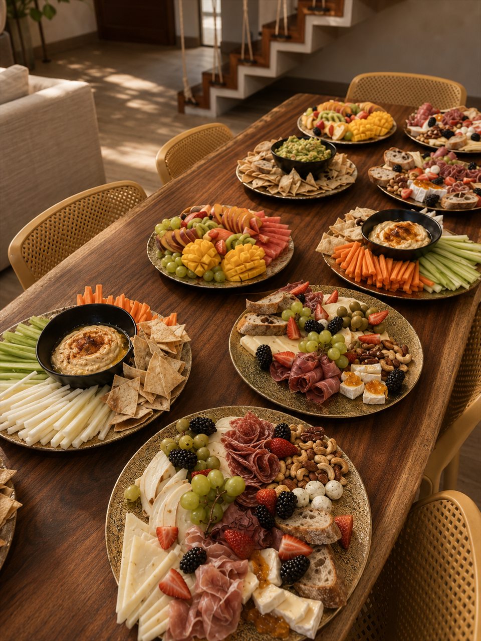 Table of assorted Mexican favorites